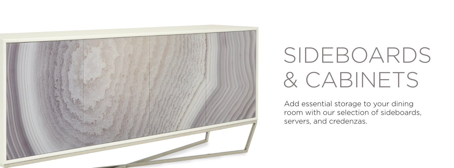 Sideboards Servers and China Cabinets. Complete your dining room with essential storage. Explore our section below.